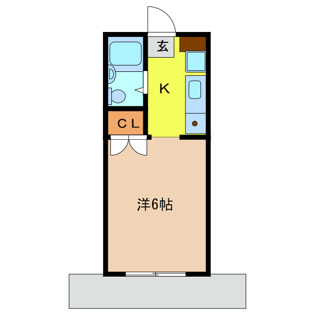 モンパレス小山5号館の間取り