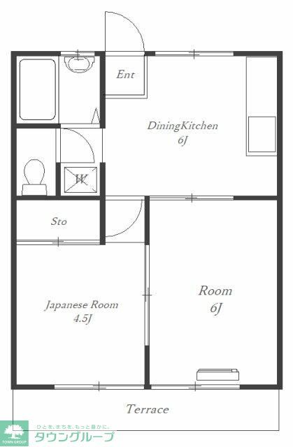 コーポ・ナケイの間取り