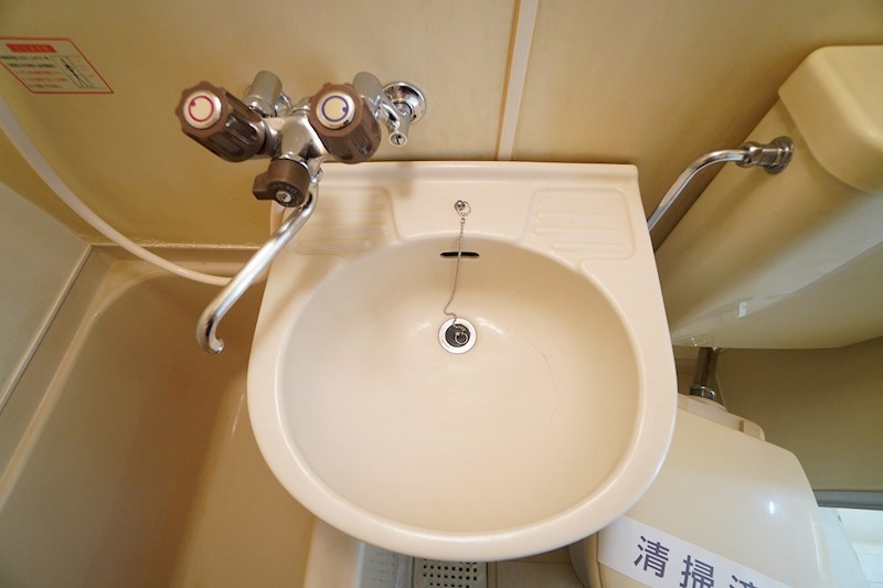 洗面設備　3点ユニットでお掃除も楽々♪