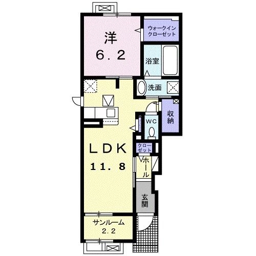 チェリーツリーやえ2_間取り_0