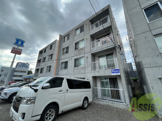 建物外観　札幌市東区北十八条東「メゾンクー・ドゥ・クール」