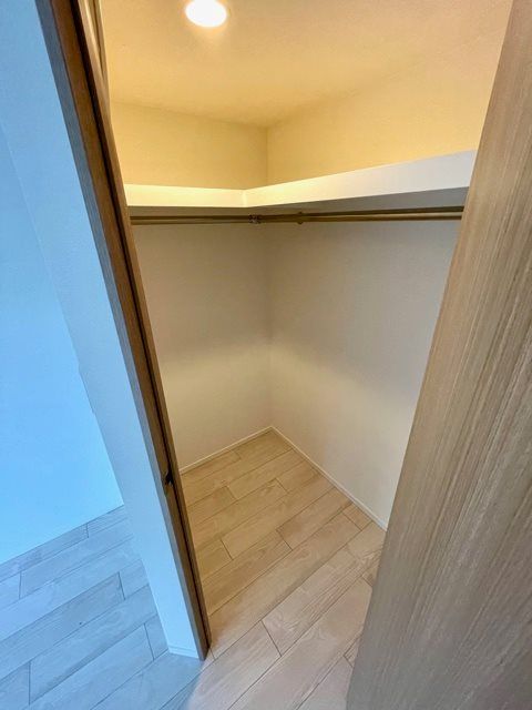 収納　たっぷりとした収納スペースです