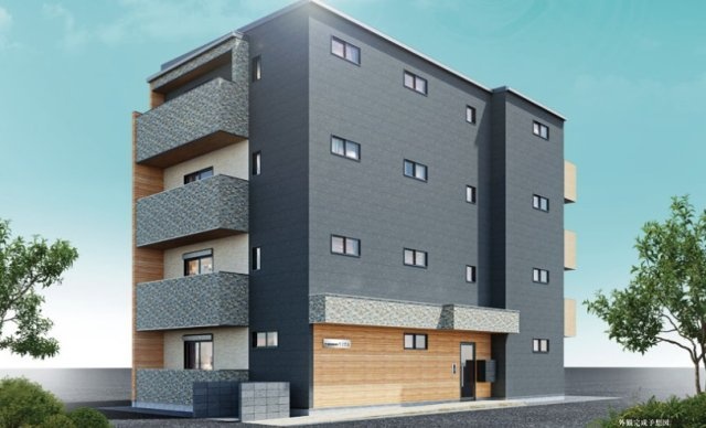 建物外観　完成パース