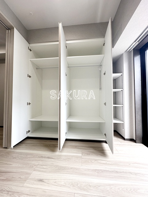 収納　たっぷりとした収納スペースです♪