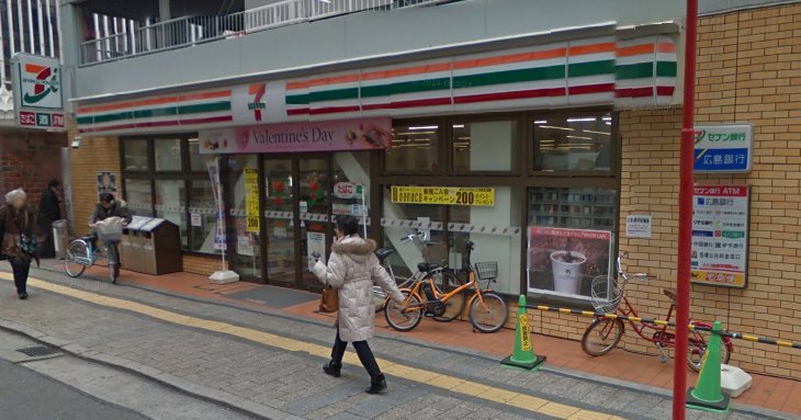 コンビニ　セブンイレブン広島舟入南店（コンビニ）まで385m