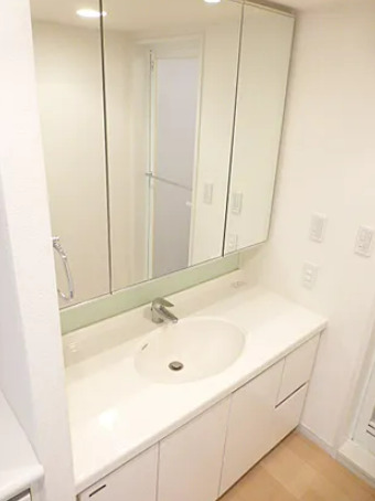 洗面設備　※別部屋の参考写真です。