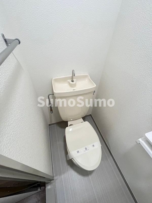 トイレ　ゆったりとした空間のトイレです