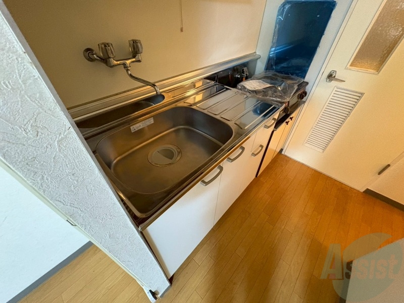 キッチン　清潔感がありお洒落なキッチンになっていました！