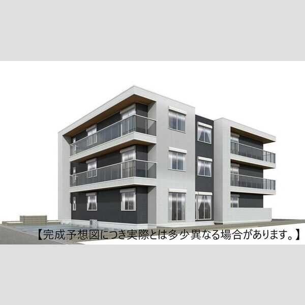 建物外観　【完成予想図につき実際とは多少異なる場合があります。】