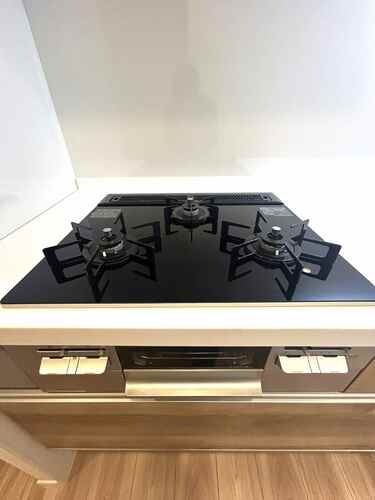 その他設備　3口ガスコンロ　※2026年1月の写真