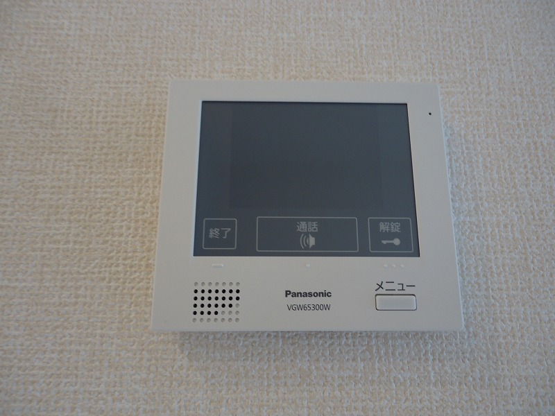 セキュリティ　※ＴＶ付インターホン！ 来訪者の顔が見えるから安心☆