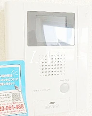 セキュリティ　モニター付インターホンです。