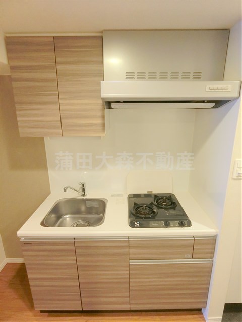 キッチン　2口ガスシステムキッチン