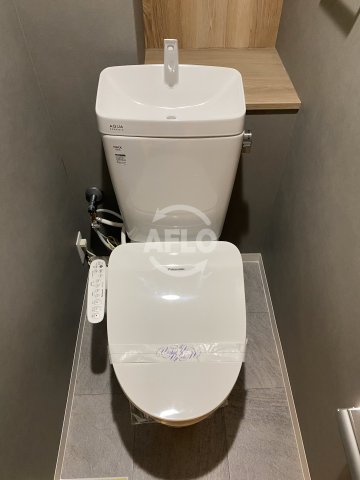 トイレ　南堀江アパートメントグランデ　ウォシュレット