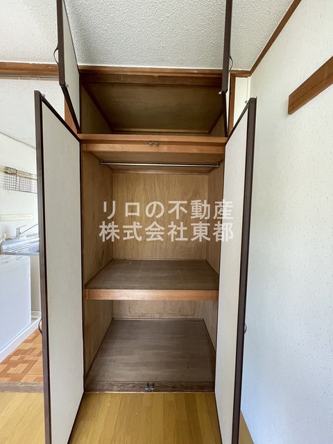 収納　奥行のある収納付です！増えがちな荷物をもスッキリ収納できます