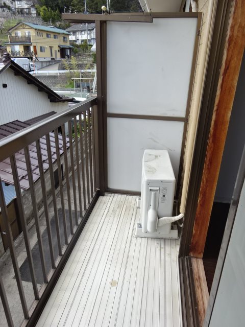 バルコニー　※写真は207号室です（参考）