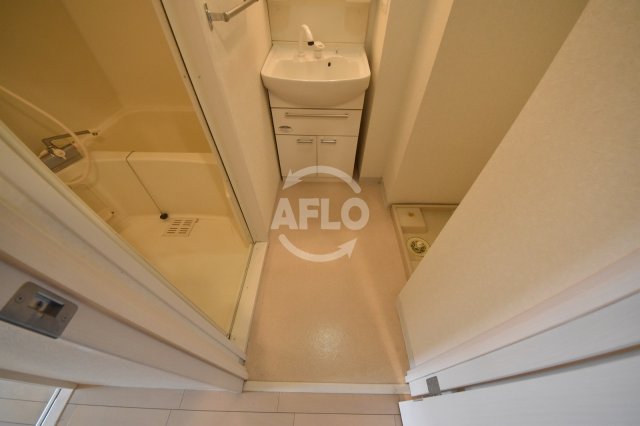 洗面設備　エスペランサ西天満　脱衣所