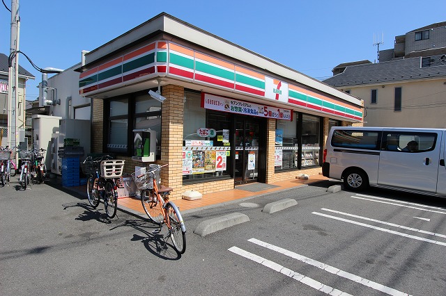 コンビニ　セブンイレブン川崎武蔵中原店（コンビニ）まで306m