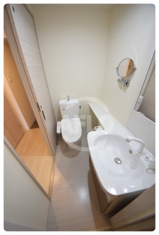 洗面設備　La CASA玉造　洗面脱衣所