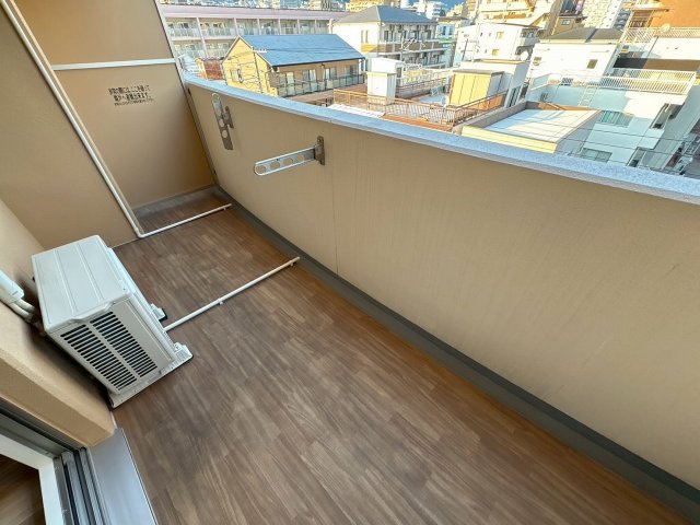 バルコニー　広々としたバルコニーです