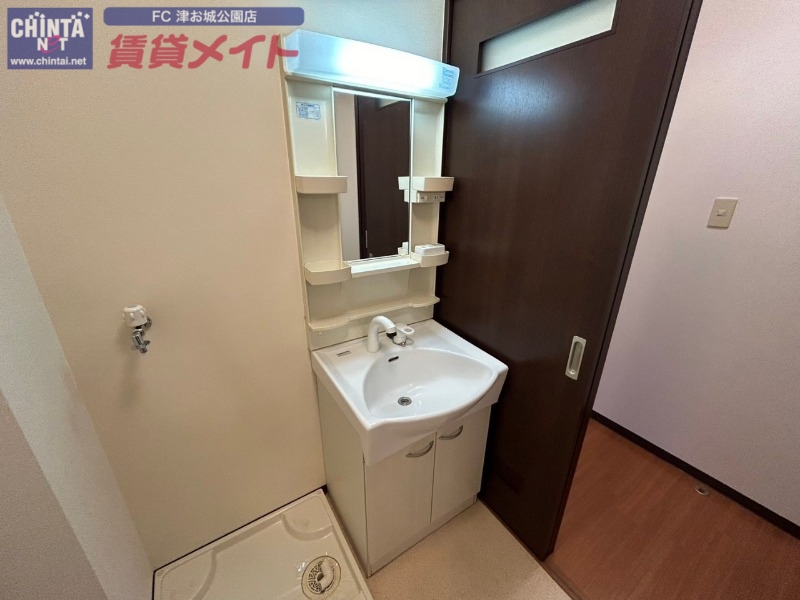 洗面設備　同じ物件、別部屋の写真です