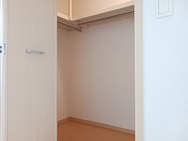 収納　たっぷりとした収納スペースです