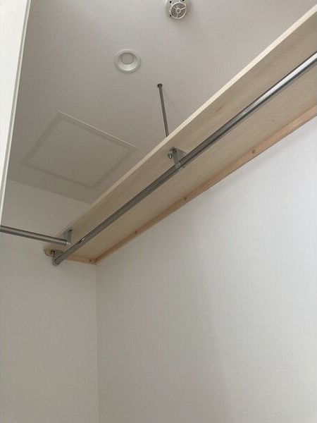 収納　衣類の収納に便利なクローゼットが付いています！