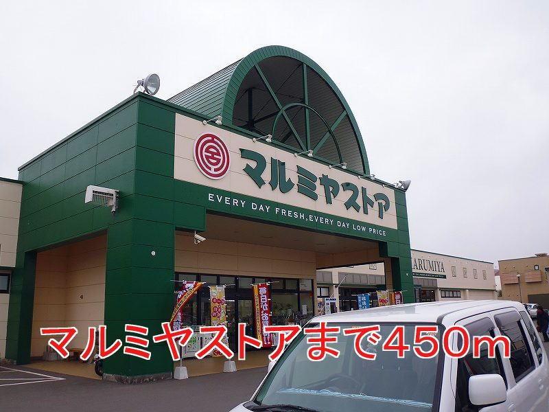 スーパー　マルミヤストア（スーパー）まで450m