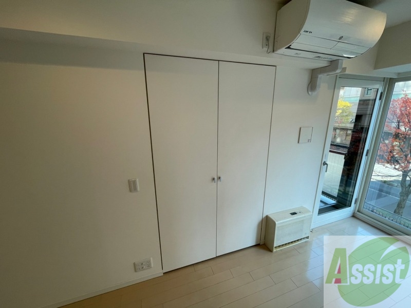 収納　クローゼット。荷物がたくさんあっても問題ないですね。