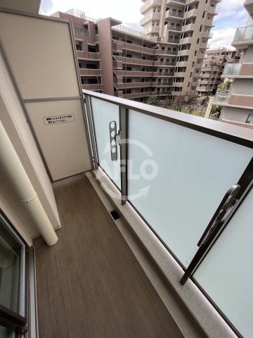 バルコニー　リバーガーデンタワー上町台筆ヶ崎　バルコニー