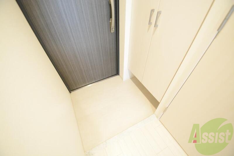 玄関　シューズボックス付き玄関です