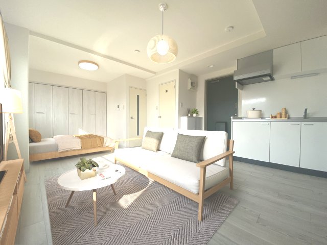 居室・リビング　画像内家具はCG加工（物件に付帯しません）