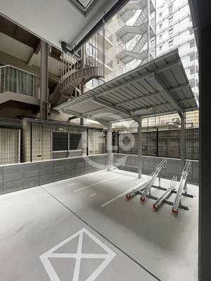 その他共有部分　コンフォリア・リヴ 桜川ソルテラス　駐輪場・バイク置き場