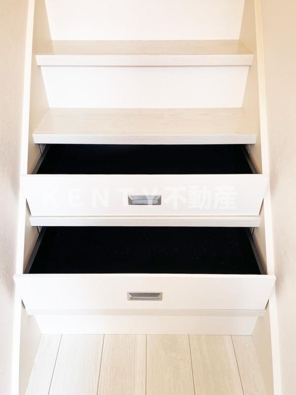 収納　十分な収納スペースがあります