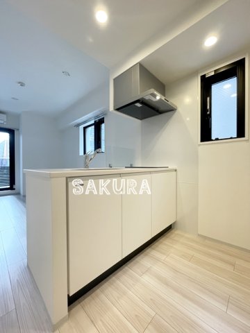 キッチン　お掃除しやすい人気のIHコンロ♪