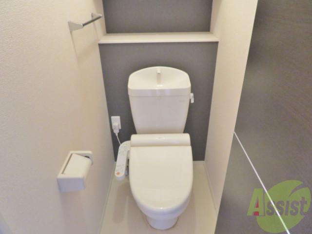 トイレ　トイレはシンプルかつオーソドックスで使いやすそうです。