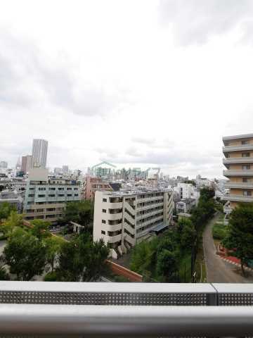 眺望　河田町ガーデン1号棟