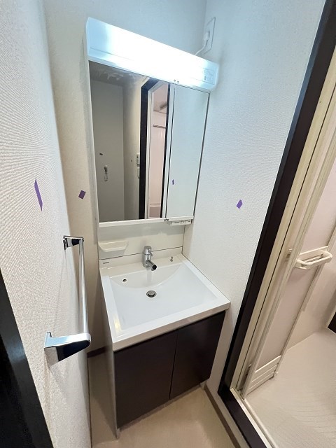 洗面設備　広い洗面スペース