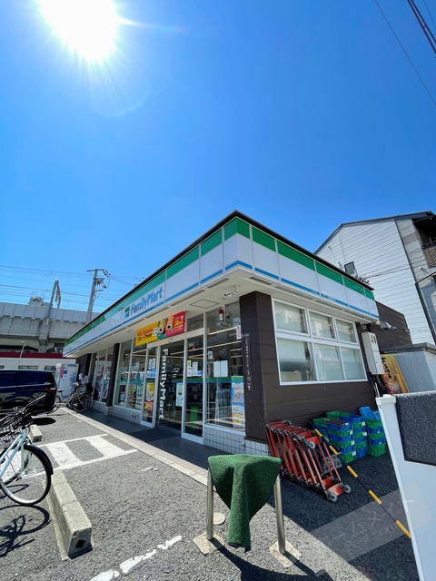 コンビニ　ファミリーマートあびこ駅西店（コンビニ）まで336m