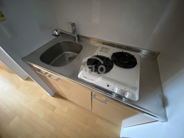 キッチン　ユーレジデンス淀屋橋　2口ガスシステムキッチン