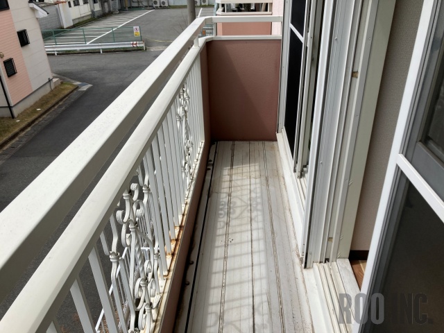 バルコニー　写真は反転のお部屋です