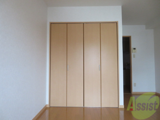 収納　ここに収納があります。収納があると部屋が広く使えます。
