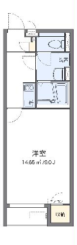 クレイノ百合桜の間取り