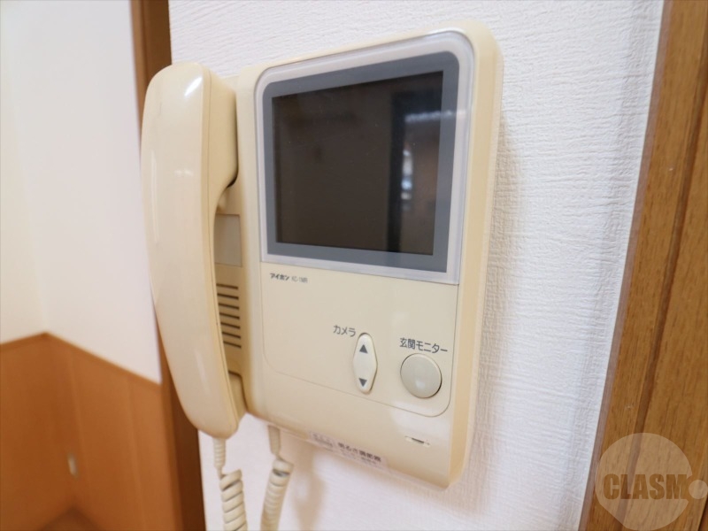 セキュリティ　モニター付インターホンで安心です