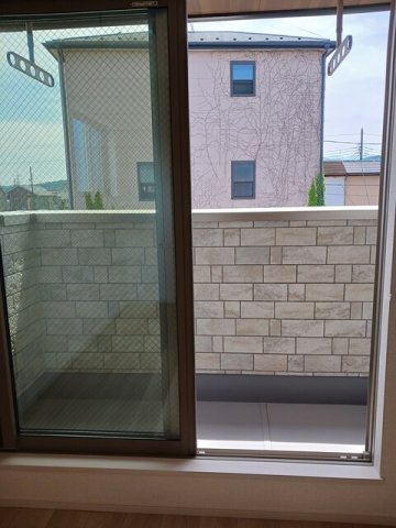 バルコニー　広々としたバルコニーです