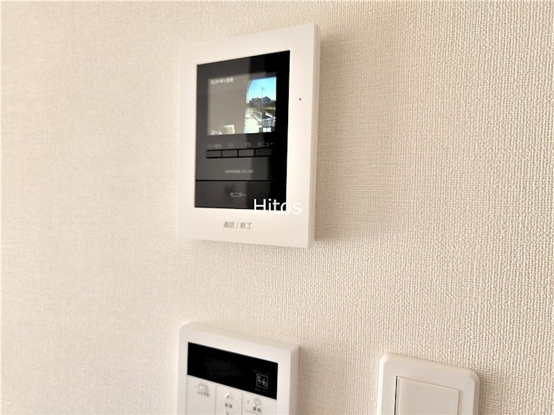 セキュリティ　カラーモニター付インターフォンで急な来客も安心。