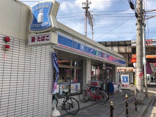 コンビニ　ローソン　美章園駅前店（コンビニ）まで61m