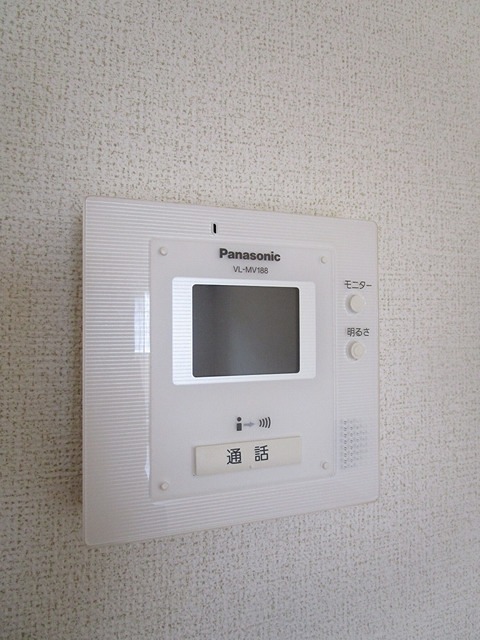 セキュリティ　来訪者の姿を確認できます。