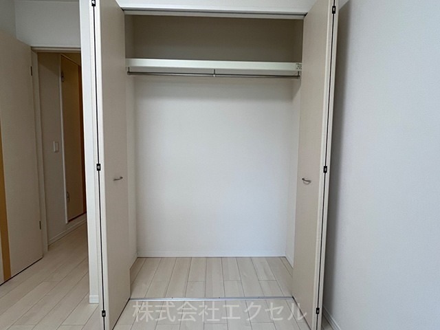 収納　クローゼット付きです。