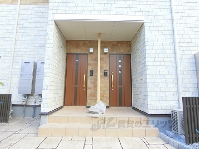 エントランス　建築中